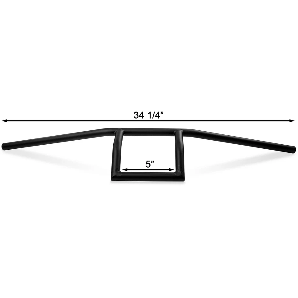 Manillar Cruiser 7/8" negro para Harley Davidson Dyna Super Glide Sport Foto 3 de 4