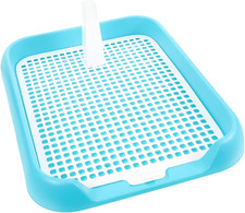 Indoor Dog Potty Tray with Non Slip Design for Small and Pets Easy to Clean Mesh