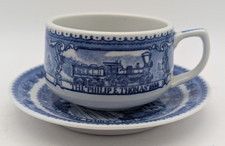 BALTIMORE & OHIO RAILROAD CENTENARY PATTERN DEMI CUP & SAUCER #2 SHENANGO