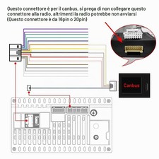 Autoradio Android 9 Pollici Touchscreen 8 Core 4+64g per Fiat Bravo Navigazione - Miniatura 8