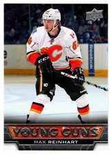 2013-14 Upper Deck Young Guns MAX REINHART 494 Calgary Flames UD YG SP RC Rookie