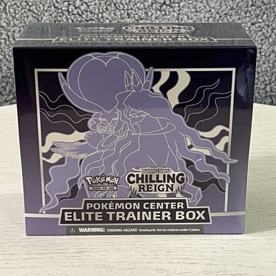 Pokemon Chilling Reign Pokemon Center Elite Trainer Box Shadow Rider 2001 Error