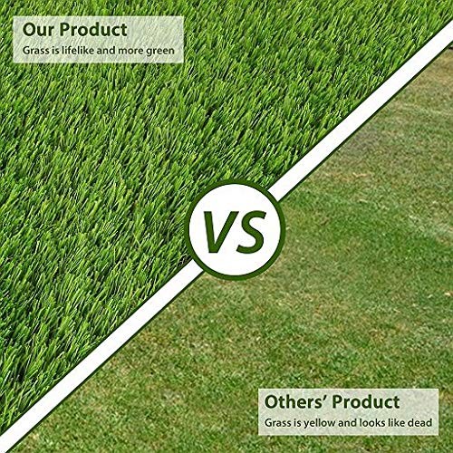 Realistic Thick Artificial Grass Turf -Indoor Outdoor Garden Lawn Landscape S...