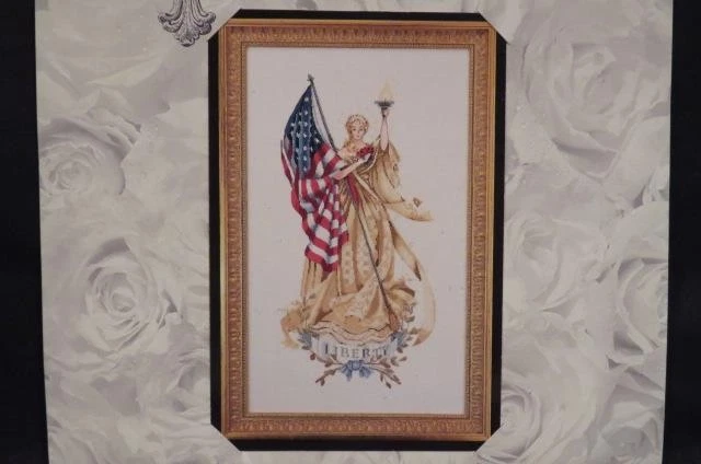 Mirabilia MD-62 The Lady of the Flag - Corbett Cross Stitch Pattern +Beads (NEW) - Image 3 of 4