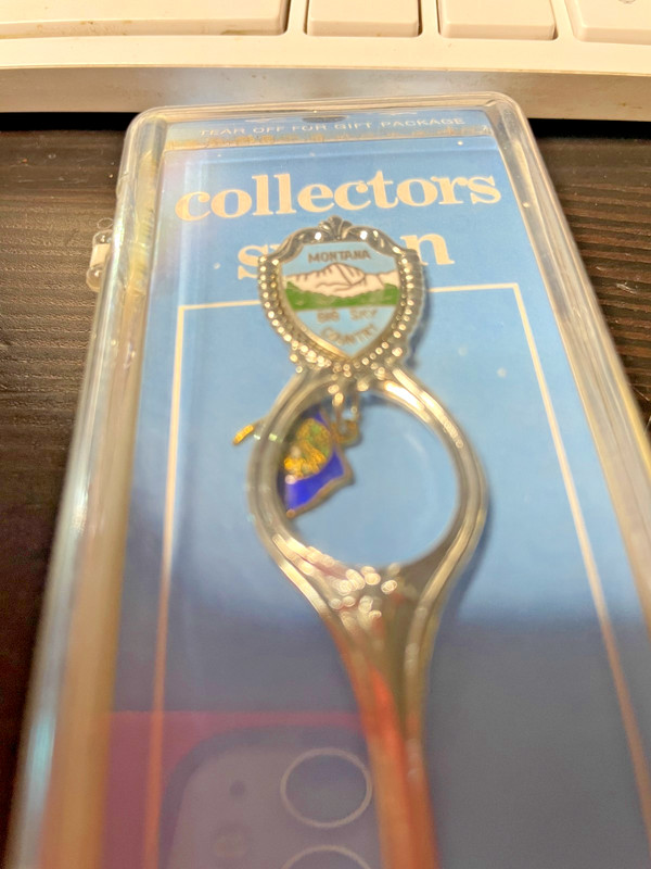 Sterling silver Montana Big Sky Country collectors spoon still in box