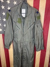40 R - Army USAF Pilot Flyers Coveralls Flight Suit CWU-27P Green Summer FR D415