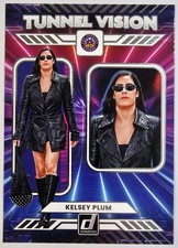 Kelsey Plum 2025 Panini Donruss WNBA Tunnel Vision Insert Card- #3 LA Sparks