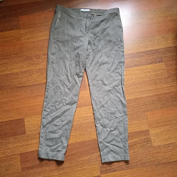 Women Fabiana Filippi Trousers Grey Wool 40 / L /