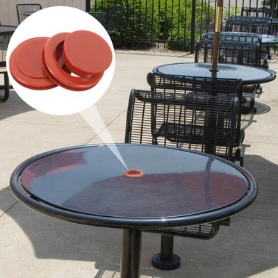  2pcs Outdoor Silikon -Regenschirdlochringe mit Kappenschirmelochringe Dach