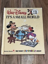 Walt Disney Vol.12 1983 It's A Small World Fun to Learn Hard Cover Bantam Books