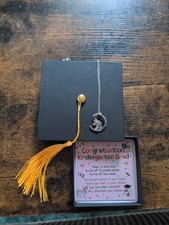 Kindergarten Graduation Unicorn Necklace with Graduation Cap and Tassel