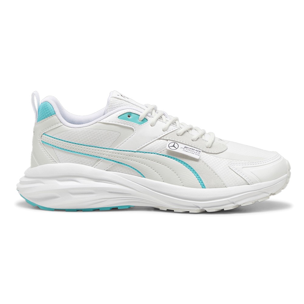 PUMA Mercedes Amg Petronas F1 X Hypnotic Ls Lace Up  Mens White Sneakers Casual