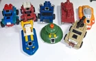 Vintage G1 Transformers Mini Vehicles Lot Cosmos Warpath Seaspray