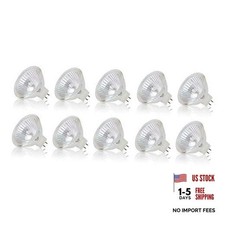 Halogen MR16 20W 12V Light Bulbs, GU5.3 Base, 2700K, 10 Pack 20.0 Watts