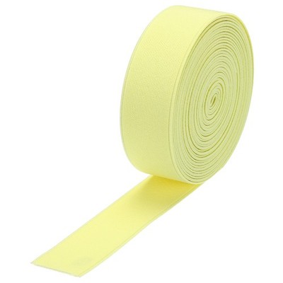 Elastic Bands for Sewing 2.5cm 5 Yard Light Yellow Knit Elastic Spool