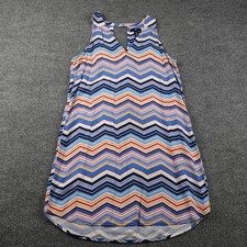 Gap Dress Womens Small Multicolor Chevron Sleeveless Keyhole Back Summer Tank