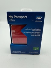 WD 2TB My Passport Ultra HDD WDBMWV0020BRD-05 RED Brand New
