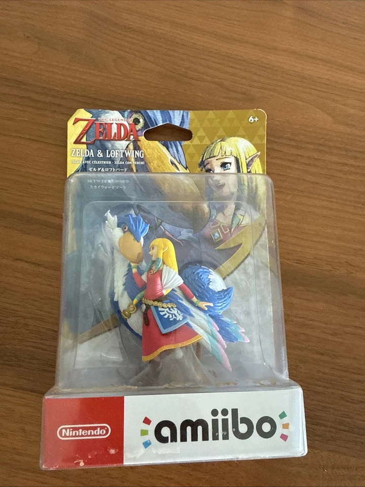 全新任天堂 Amiibo Zelda And Loftwing 塞尔达传说人偶 — 第 2/4 张图片
