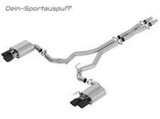 Borla ATAK Klappenanlage ab Kat Ford Mustang 6 GT Facelift ab2017 je 2x102 black