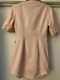 Agent Provocateur Original Pink Uniform Gold Buttons Size 10, FR:38