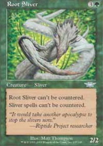 MTG Root Sliver, NM-Mint, English Legions