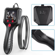 1080P HD Industrial Endoscope Borescope LCD 2.4inch 8mm Inspection Snake Camera