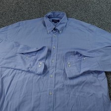 Eton Shirt Mens XL 17 43 Blue Contemporary Long Sleeve Button Down Dress Casual