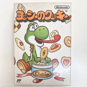 Yoshi's Cookie Yoshi W/Box Manual Famicom FC Retro Used Game Good NTSC-J JP