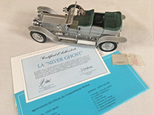 1/24 ROLLS ROYCE SILVER GHOST 1907 médailler Franklin , avec documents d'origine