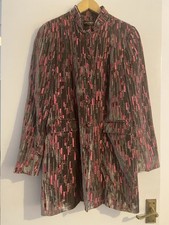 Favourbrook Silk Blend Velvet Nehru Collar Jacket Pink Metallic Embroidered