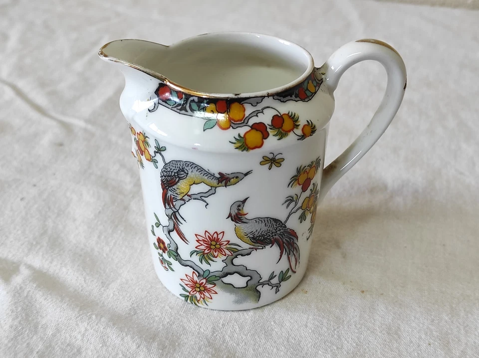 Ancien petit Pot à lait, crème en Porcelaine Limoges 8,5cm de haut - Photo 1/4