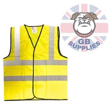 SCAN HI-VIS WAISTCOAT YELLOW SIZE XL PACK OF 5