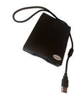 External USB Floppy Disk Drive 3.5" 1.44MB for Windows PC/Laptop/Desktop