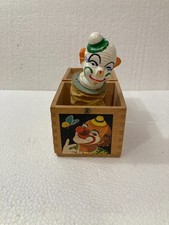 Vintage Clown Jack in the Box - Made in Germany By Hermann Eichhorn 3.5"