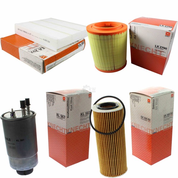 Mahle Kraftstofffilter KL 567 Innenraum LA 297 Luft LX 2790 ÖLfilter OX 368D2-image