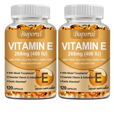 Vitamin E 240pcs-Support Healthy Immune Function and Maintain Overall Well-being