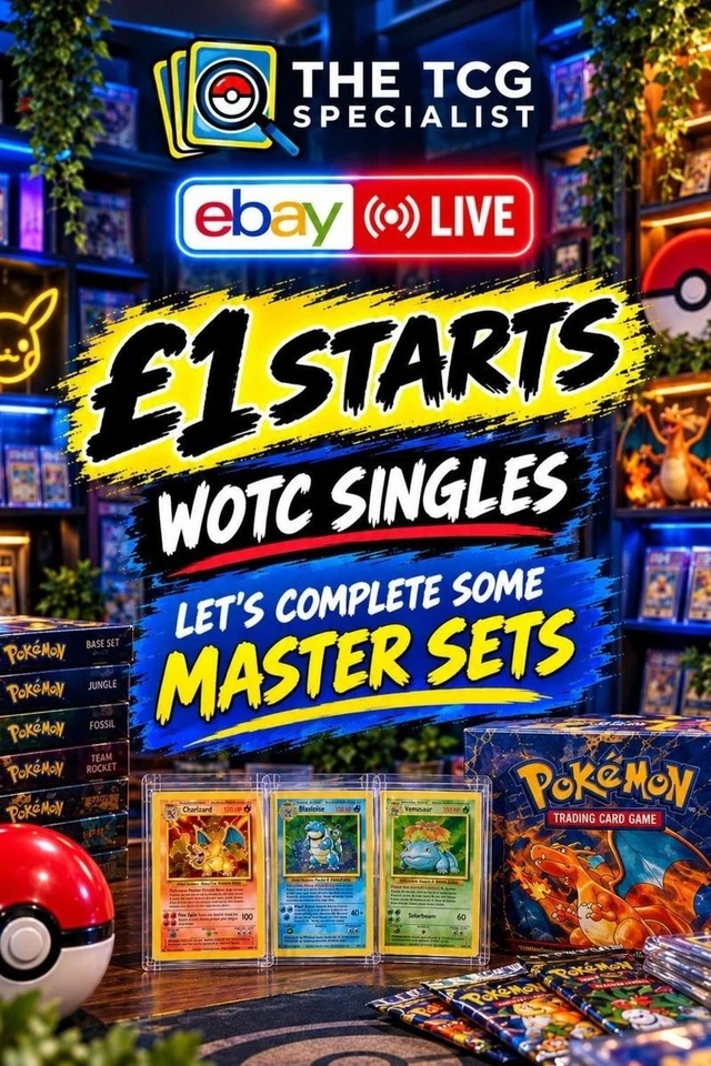 £1 START VINTAGE SINGLES // ROCKET // FOSSIL // JUNGLE // BASE