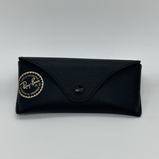 Ray-Ban Black Hard Sunglasses Case Snap Button Luxottica Replacement