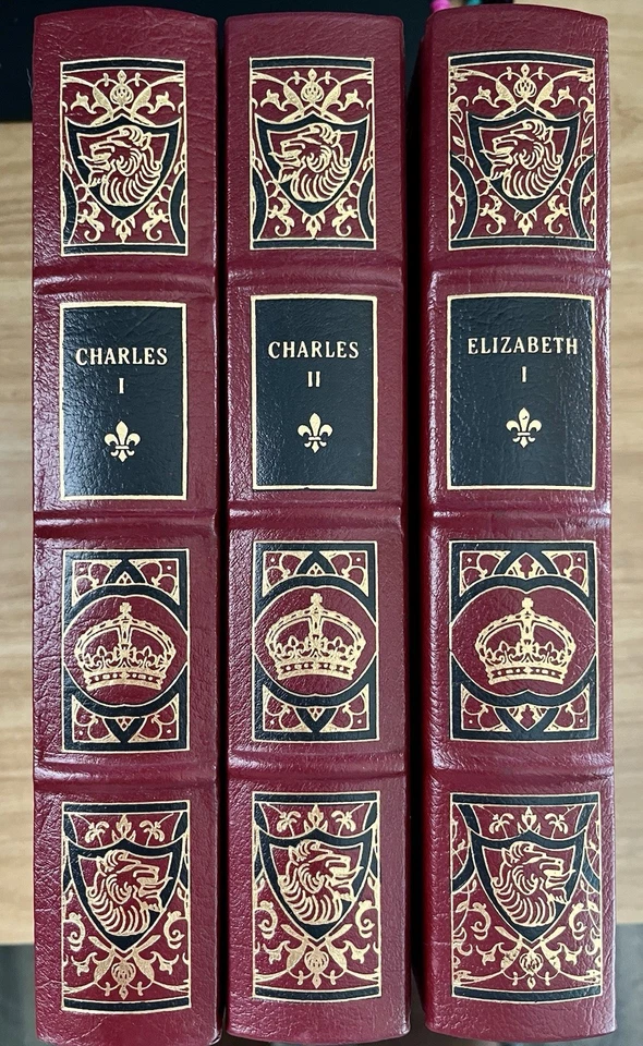 Easton Press KINGS & QUEENS OF ENGLAND 12 vols Henry Victoria Charles William - Image 2 of 4