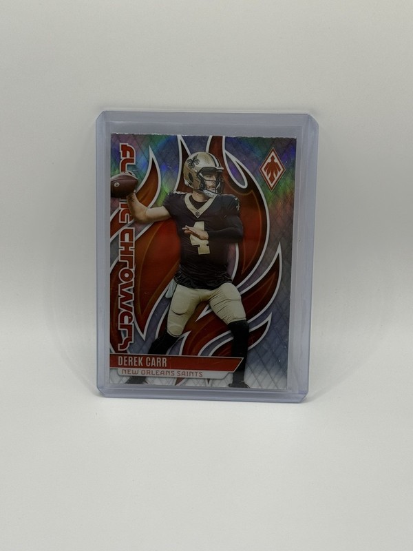 DEREK CARR 2023 Phoenix FLAME THROWERS  NEW ORLEANS SAINTS pack fresh!