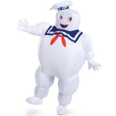 Disguise Inflatable Stay Puft Marshmallow Man Costume Ghostbusters One Size