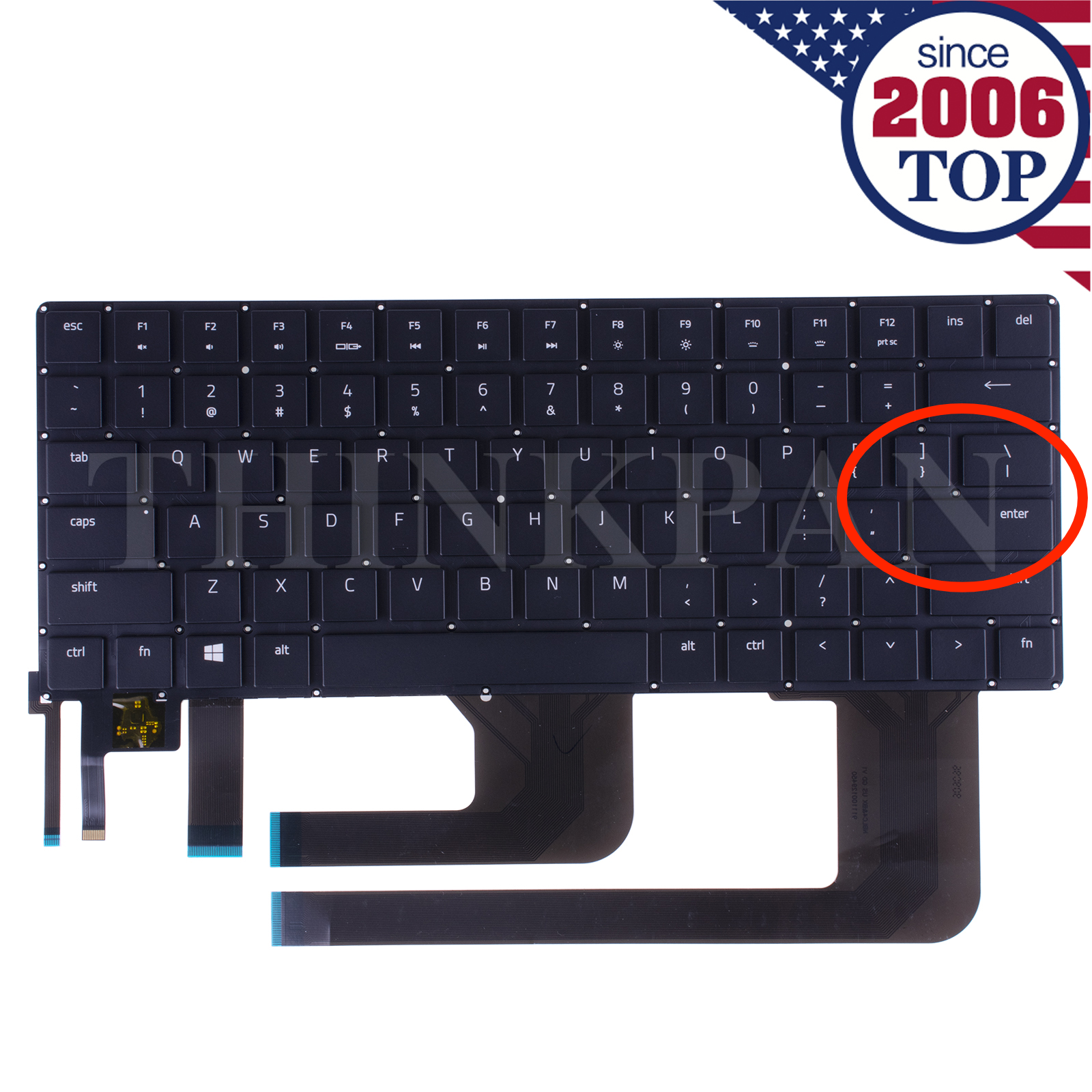 Impasse Gooi piloot New US keyboard Backlit for Razer Blade Pro 17 15 RZ09-0287 0330 2018 2019  | eBay