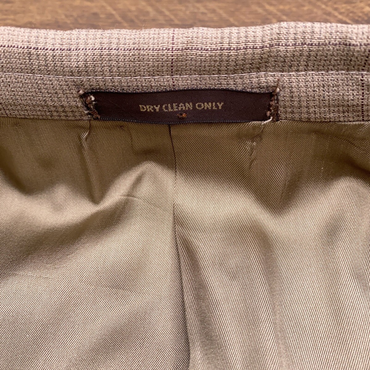 Vintage Givenchy Suit Jacket Mens 44R Tan Plaid USA | eBay Vintage Givenchy Suit Jacket Mens 44R Tan Plaid USA | eBay