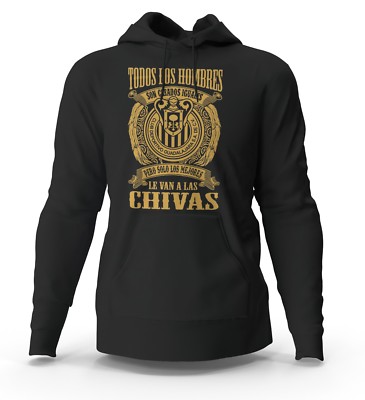 Solo Los Mejores Le van a las Chivas Guadalajara Black Hooded Sweatshirt Hoodie 