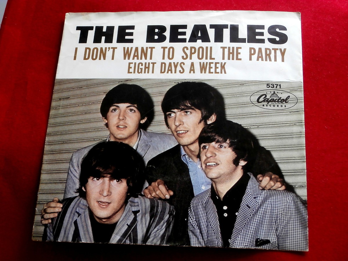 洋楽 beatles eight days a week (RARE SET!! ) BEATLES~EIGHT DAYS A WEEK~STRAIGHT CUT~RARE~I DON'T WANT TO