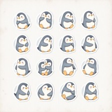 Penguins Cardstock Die Cut Embellishment 12 7 Inch
