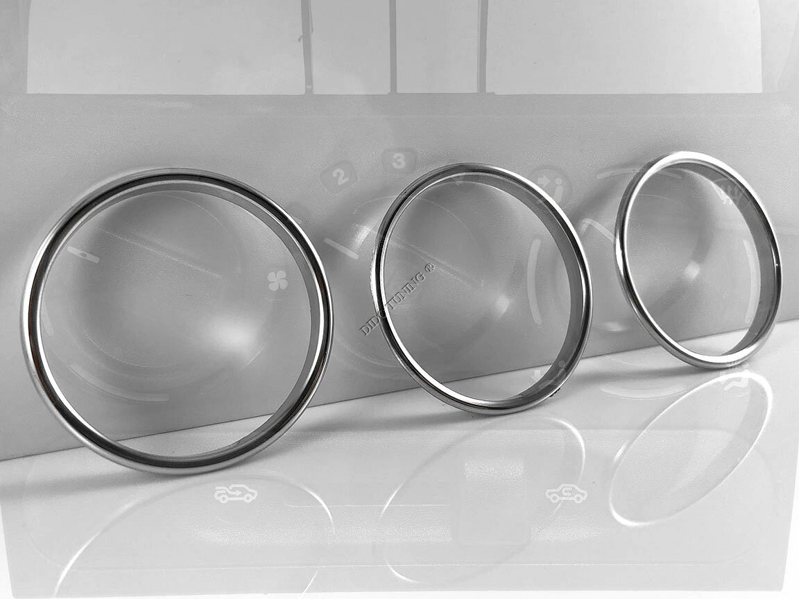 Fits Vauxhall Astra 1991-2002 Aluminum Rings for Vent Regulator Heater Control x3