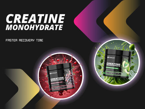 Out Angled Micronised Creatine Monohydrate Powder Fast Mixing for Strength - Picture 35 of 73
