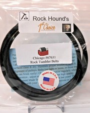 Made In USA Chicago Rock Tumbler Belts (3)pack Rockhound's 1st Choice