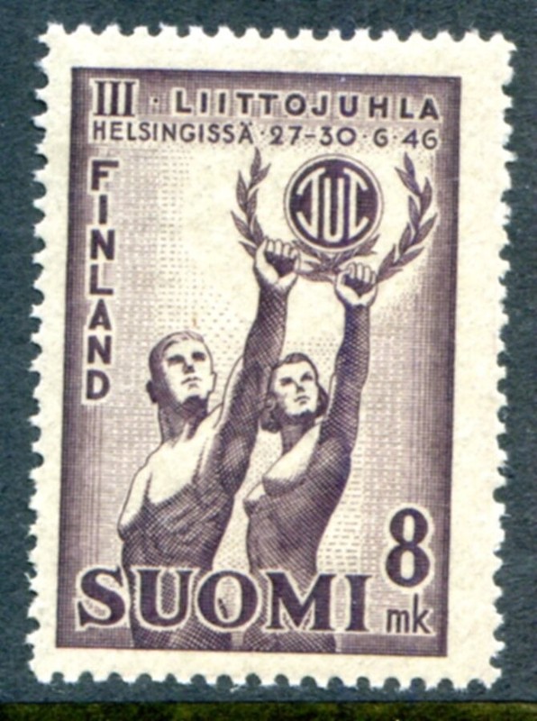 Finland Stamps Scott #251 Victorious Athletes 1946 MNH